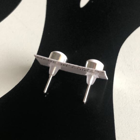 4 for $20 White Stud Earrings - Picture 3 of 3